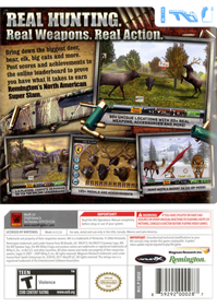 
Remington Super Slam Hunting: North America | Wii | back cover 1