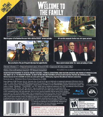 
The Godfather - The Don's Edition | PlayStation 3 | back cover 1