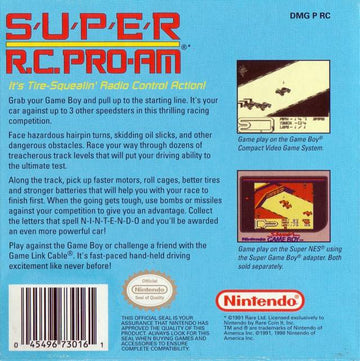 
Super R.C. Pro-Am | Game Boy | back cover 1