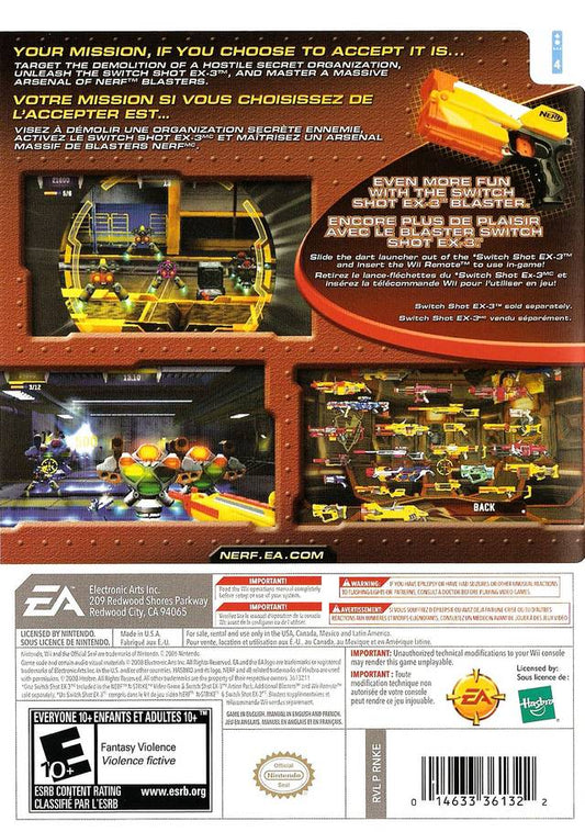 
Nerf N-Strike | Wii | back cover 1