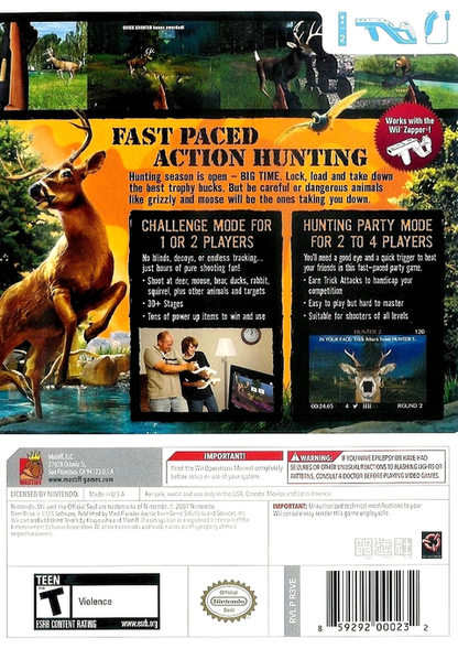
Deer Drive | Wii | back cover 1