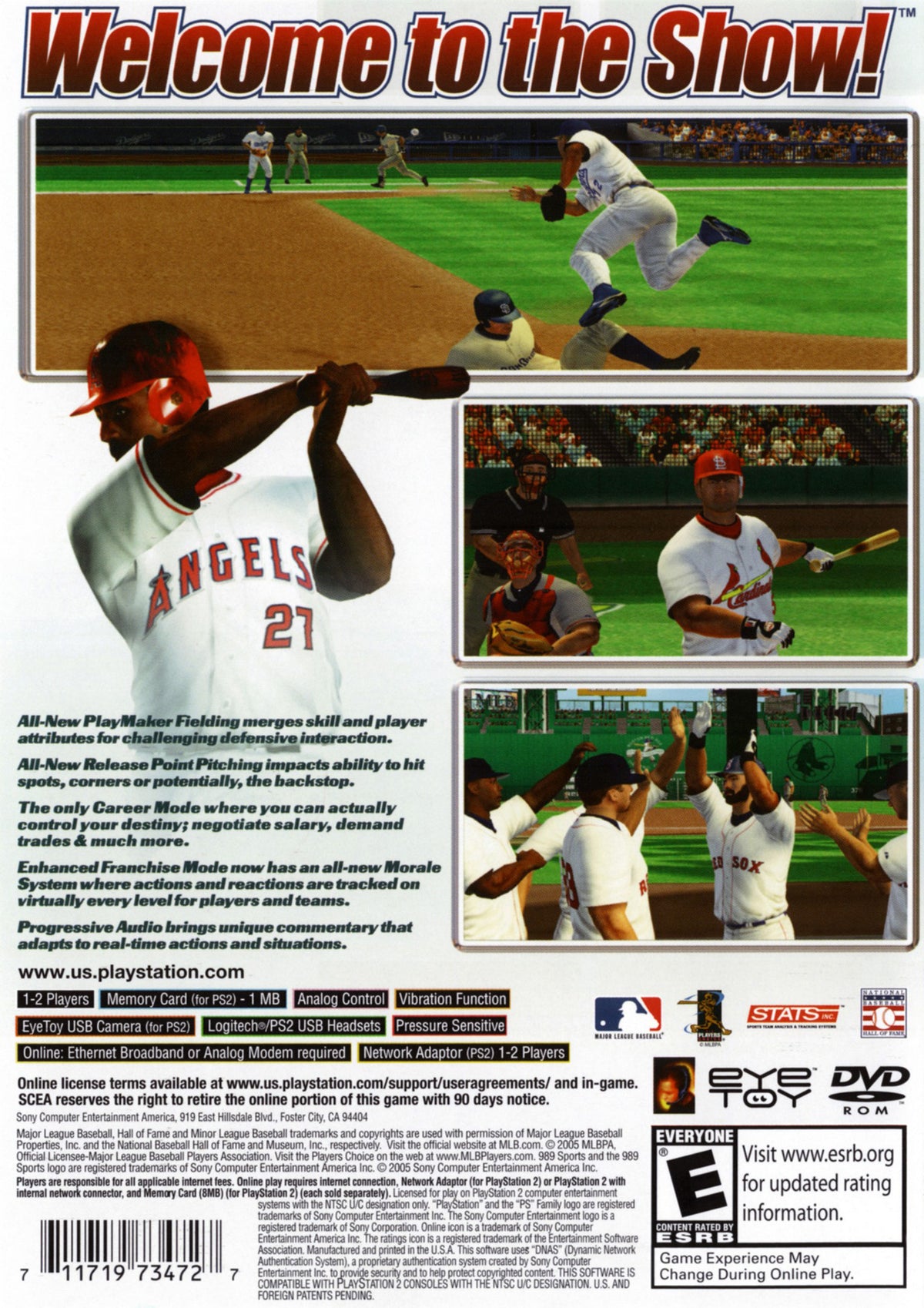 
MLB 2006 | PlayStation 2 | back cover 1 | Region: North America | Source: LaunchBox