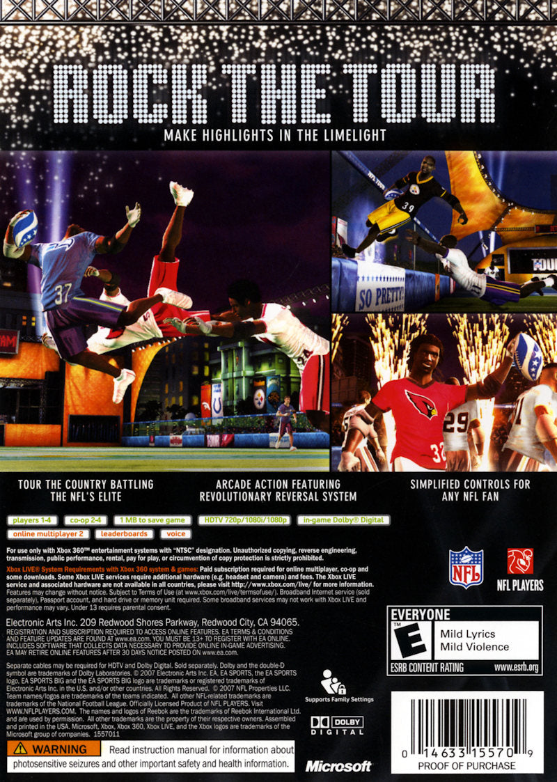 
NFL Tour | Xbox 360 | back cover 1