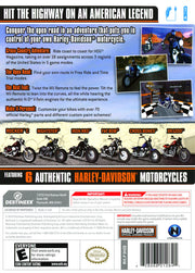 
Harley-Davidson: Road Trip | Wii | back cover 1