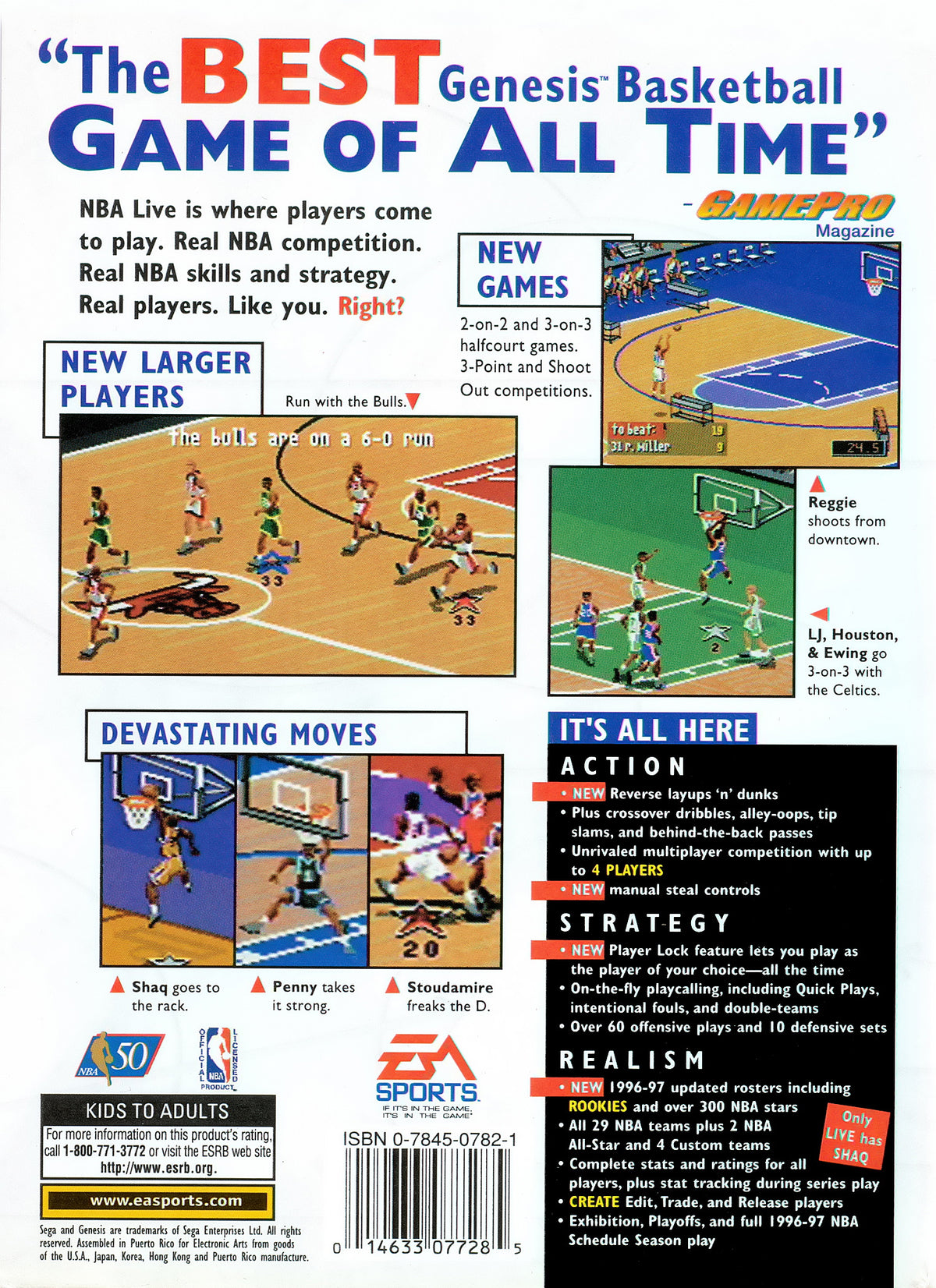 
NBA Live 97 | Genesis | back cover 1