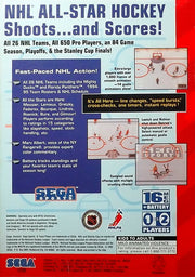 
NHL All-Star Hockey '95 | Genesis | back cover 1