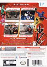 
Power Rangers: Samurai | Wii | back cover 1