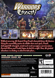 
Warriors Orochi | Xbox 360 | back cover 1