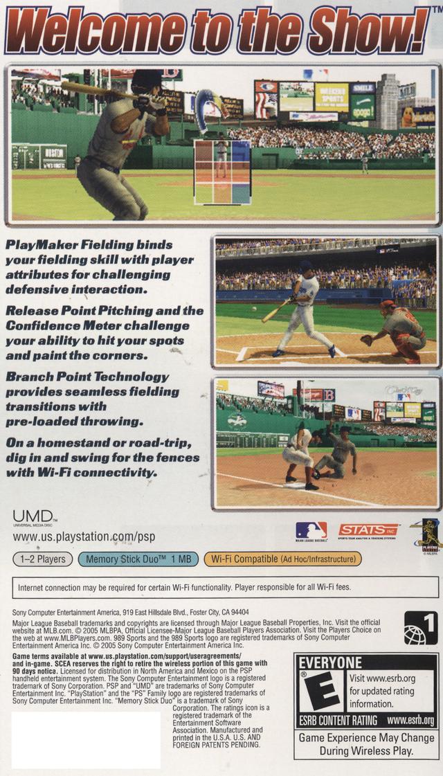 
MLB | PSP | back cover 1 | Region: North America | Source: LaunchBox