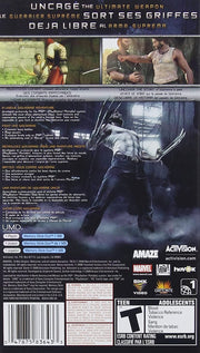 
X-Men Origins: Wolverine | PSP | back cover 1 | Region: North America | Source: LaunchBox