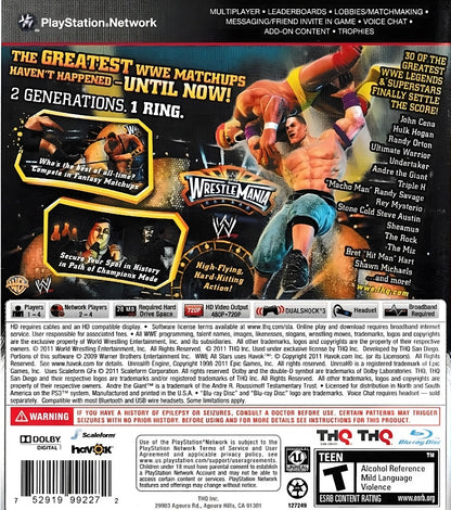 
WWE All Stars | PlayStation 3 | back cover 1 | Region: North America | Source: LaunchBox