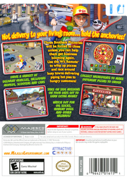 
Pizza Delivery Boy | Wii | back cover 1
