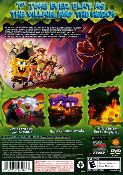 
SpongeBob SquarePants featuring Nicktoons: Globs of Doom | Nintendo DS | back cover 1