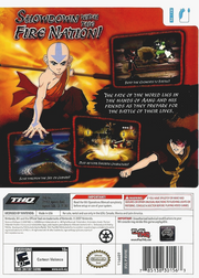 
Avatar: The Last Airbender - Into the Inferno | Wii | back cover 1