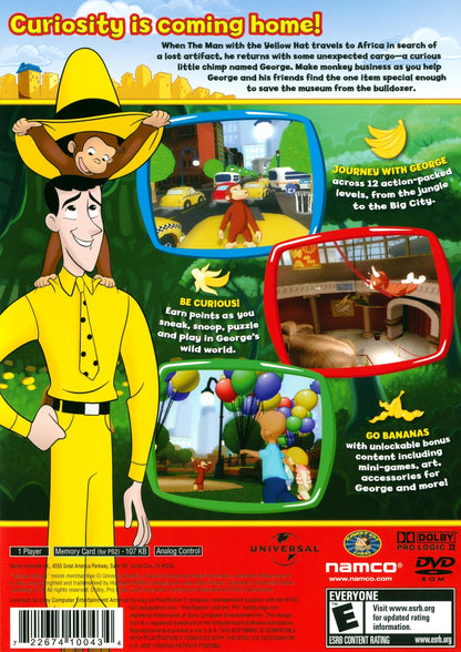 
Curious George | PlayStation 2 | back cover 1 | Region: North America | Source: LaunchBox