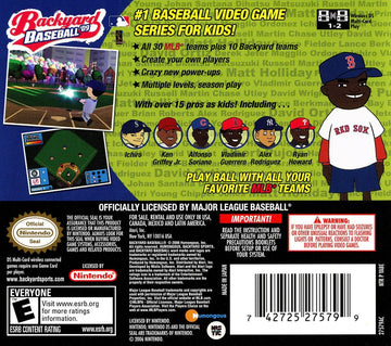 
Backyard Baseball '09 | Nintendo DS | back cover 1 | Region: North America | Source: LaunchBox
