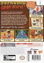 
Go, Diego, Go! Safari Rescue | Wii | back cover 1