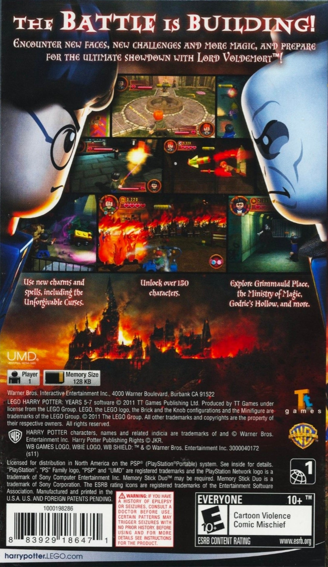 
LEGO Harry Potter: Years 5-7 | PSP | back cover 1