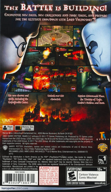 
LEGO Harry Potter: Years 5-7 | PSP | back cover 1