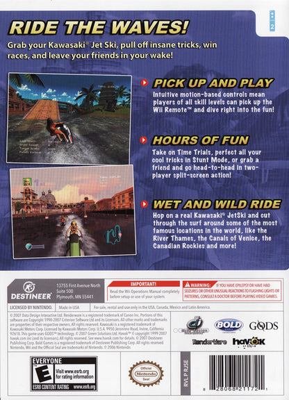 
Kawasaki Jet Ski | Wii | back cover 1