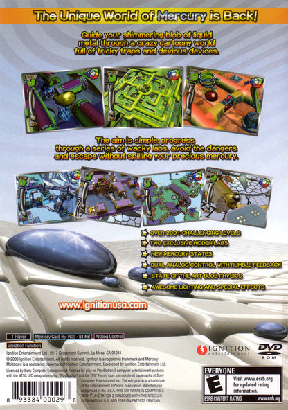 
Mercury Meltdown: Remix | PlayStation 2 | back cover 1 | Region: North America | Source: LaunchBox