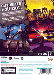 
Transformers Prime: The Game | Wii U | back cover 1