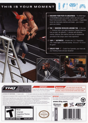 
WWE Smackdown vs. Raw 2011 | Wii | back cover 1 | Region: North America | Source: LaunchBox