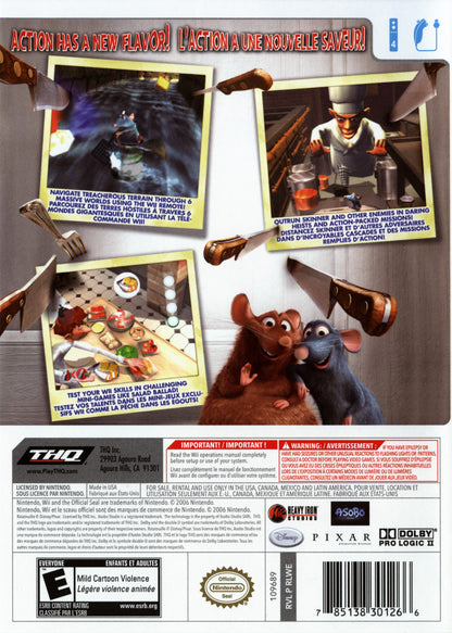 
Disney•Pixar Ratatouille | Nintendo DS | back cover 1