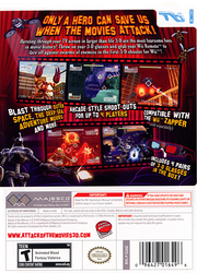 
Attack of the Movies 3-D | Wii | back cover 1