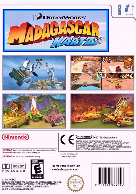 
Madagascar: Kartz | Nintendo DS | back cover 1 | Region: North America | Source: LaunchBox