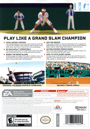 
Grand Slam Tennis | Wii | back cover 1
