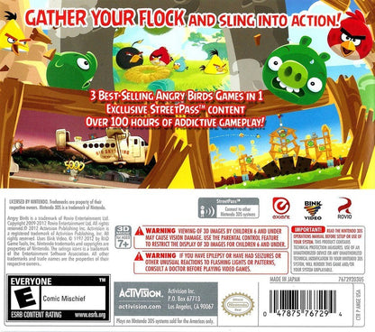 
Angry Birds Trilogy | Nintendo 3DS | back cover 1