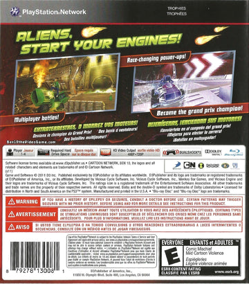 
Ben 10: Galactic Racing | PlayStation 3 | back cover 1 | Region: North America | Source: LaunchBox