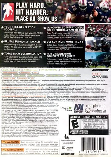 
Backbreaker | Xbox 360 | back cover 1 | Region: North America | Source: LaunchBox
