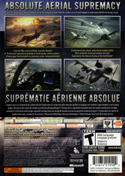 
Ace Combat 6: Fires of Liberation | Xbox 360 | back cover 1 | Region: North America | Source: LaunchBox
