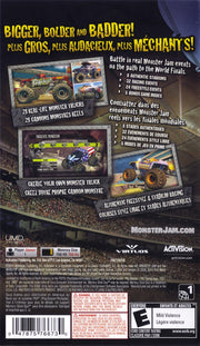 
Monster Jam: Path of Destruction | PSP | back cover 1