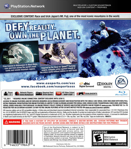
SSX | PlayStation 3 | back cover 1
