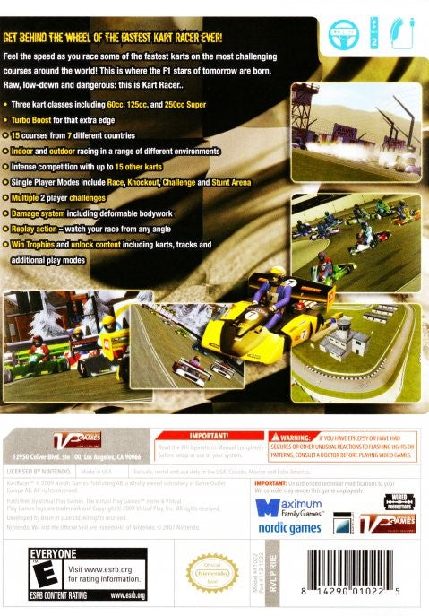 
Kart Racer | Wii | back cover 1