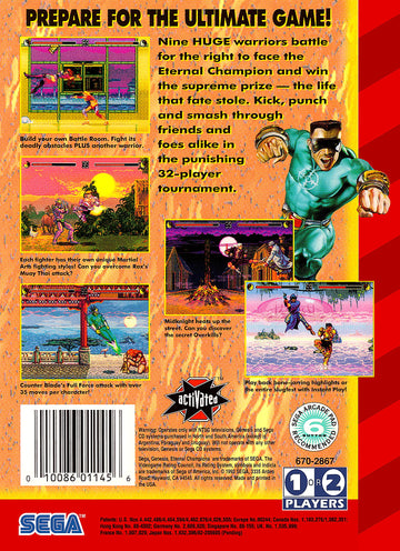 
Eternal Champions | Genesis | back cover 1