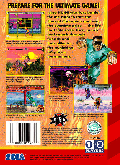 
Eternal Champions | Genesis | back cover 1