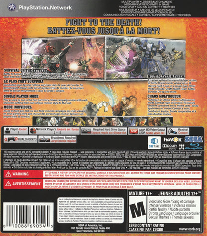 
Anarchy Reigns | PlayStation 3 | back cover 1 | Region: North America | Source: LaunchBox