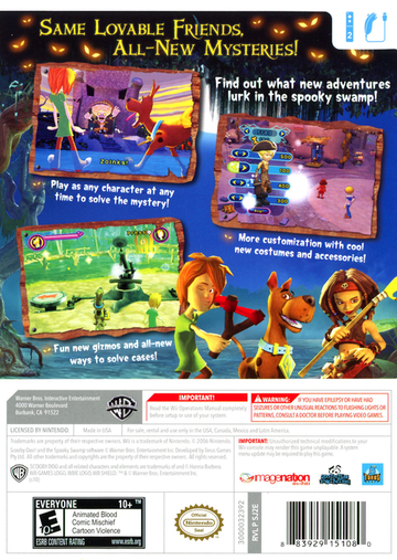 
Scooby-Doo! and the Spooky Swamp | Wii | back cover 1