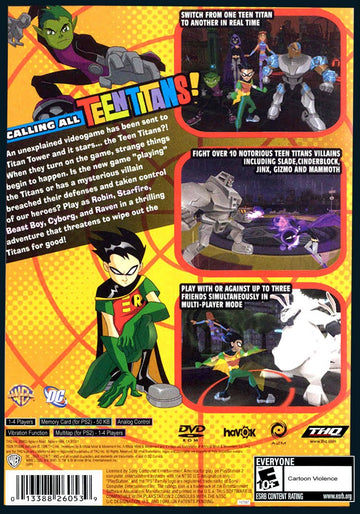 
Teen Titans | PlayStation 2 | back cover 1
