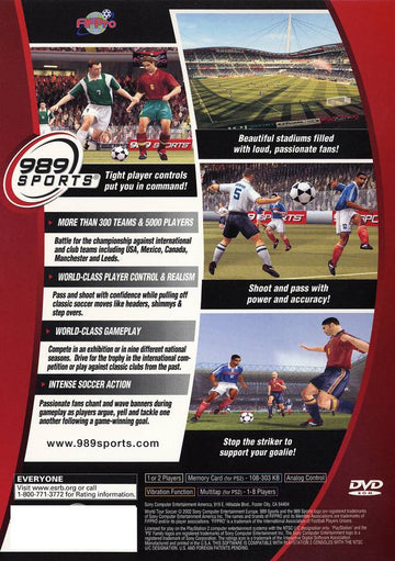 
World Tour Soccer 2002 | PlayStation 2 | back cover 1