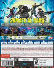 
Borderlands 3 | PlayStation 4 | back cover 1 | Region: North America | Source: LaunchBox