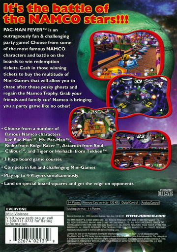 
Pac-Man Fever | PlayStation 2 | back cover 1