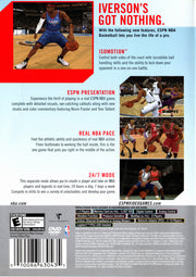 
ESPN NBA Basketball | PlayStation 2 | back cover 1