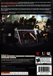 
Deadliest Warrior: Ancient Combat | Xbox 360 | back cover 1 | Region: North America | Source: LaunchBox