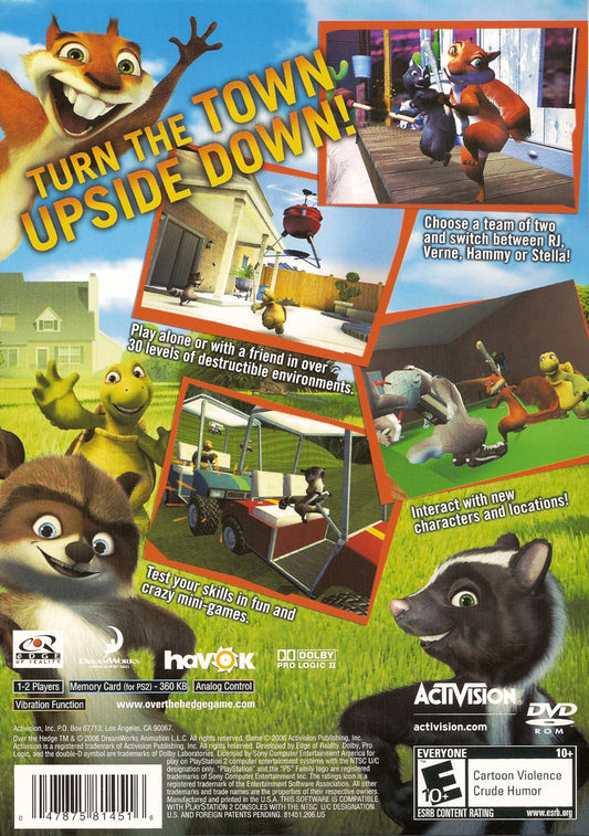 
Over the Hedge | PlayStation 2 | back cover 1 | Region: North America | Source: LaunchBox