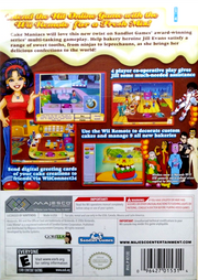 
Cake Mania In The Mix | Wii | back cover 1